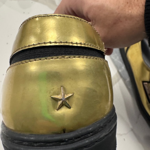 Jimmy Choo men’s chrome gold loafers size 43 - Picture 11 of 11